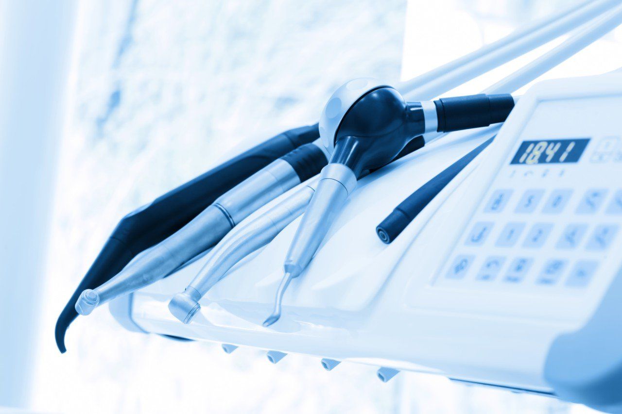 A close up of a dental machine with the number 1841 on it