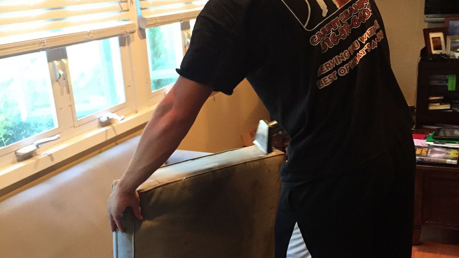 Upholstery cleaning service on Long Island by Bowa Carpet Cleaning 