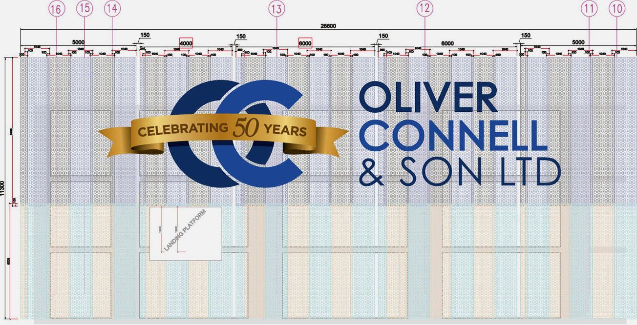 The Large Letter Company - Oliver Connell technical drawing