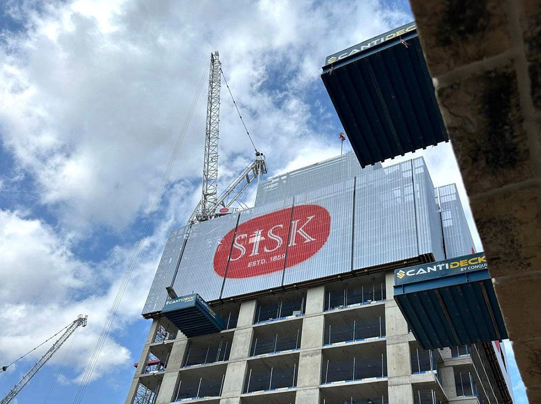 The Large Letter Company - Sisk logo large scale hoardings