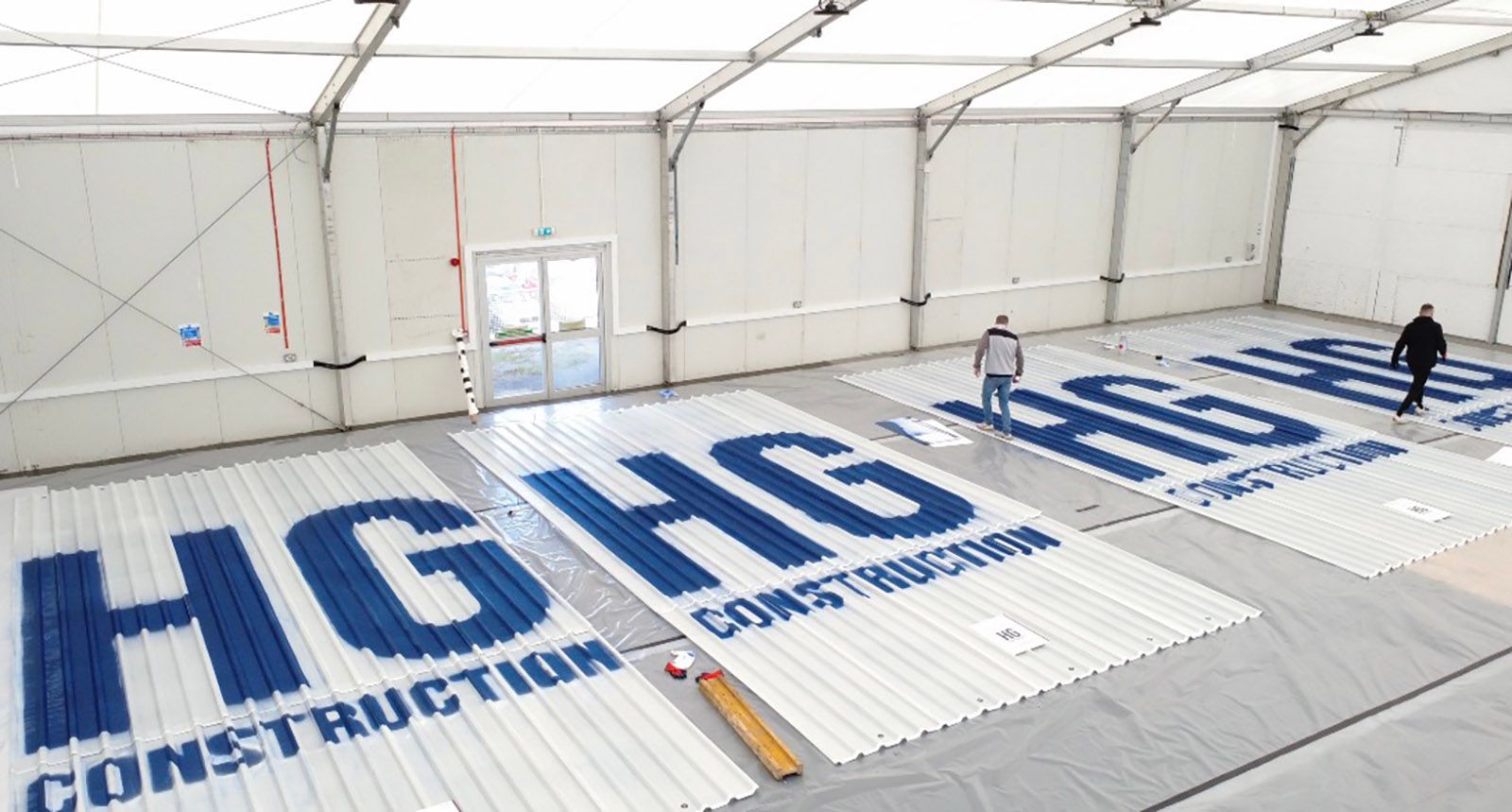 The Large Letter Company HG Construction logos