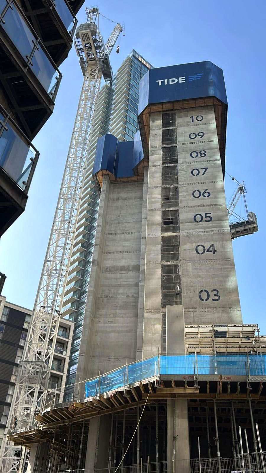 The Large Letter Company - Tide logo large format cladding