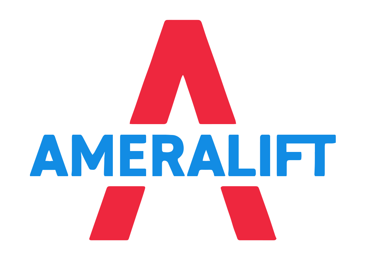 Logo for Ameralift: Red capital