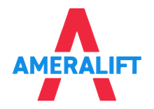 Red "A" logo with blue "AMERALIFT" text.