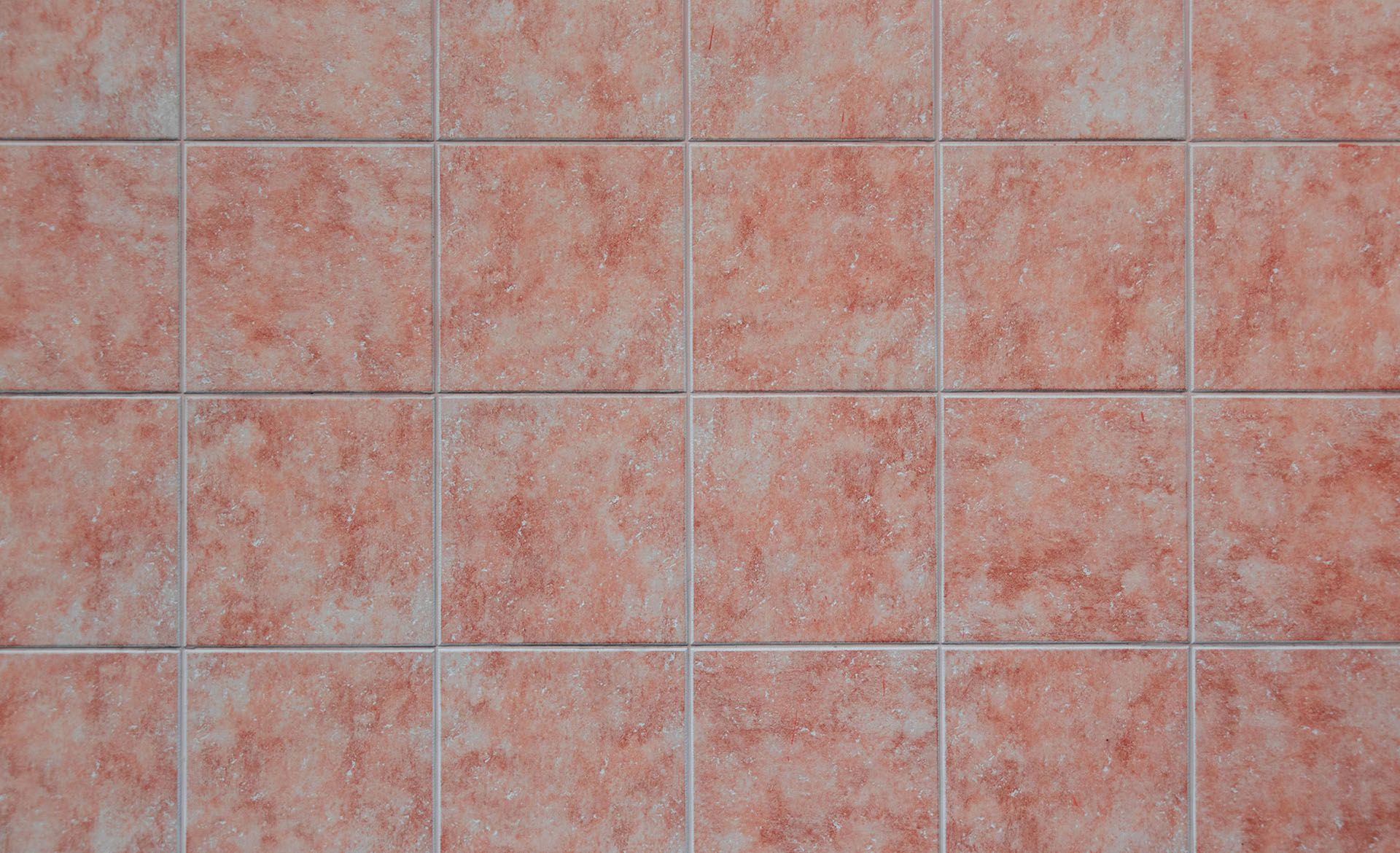 Poutres et chevrons de charpente en bois brun, supportant des tuiles en terre cuite rouge.