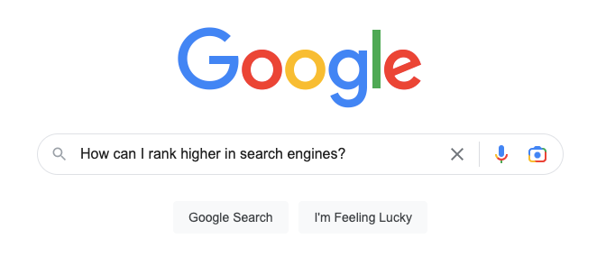 How can I rank higher in search engines?