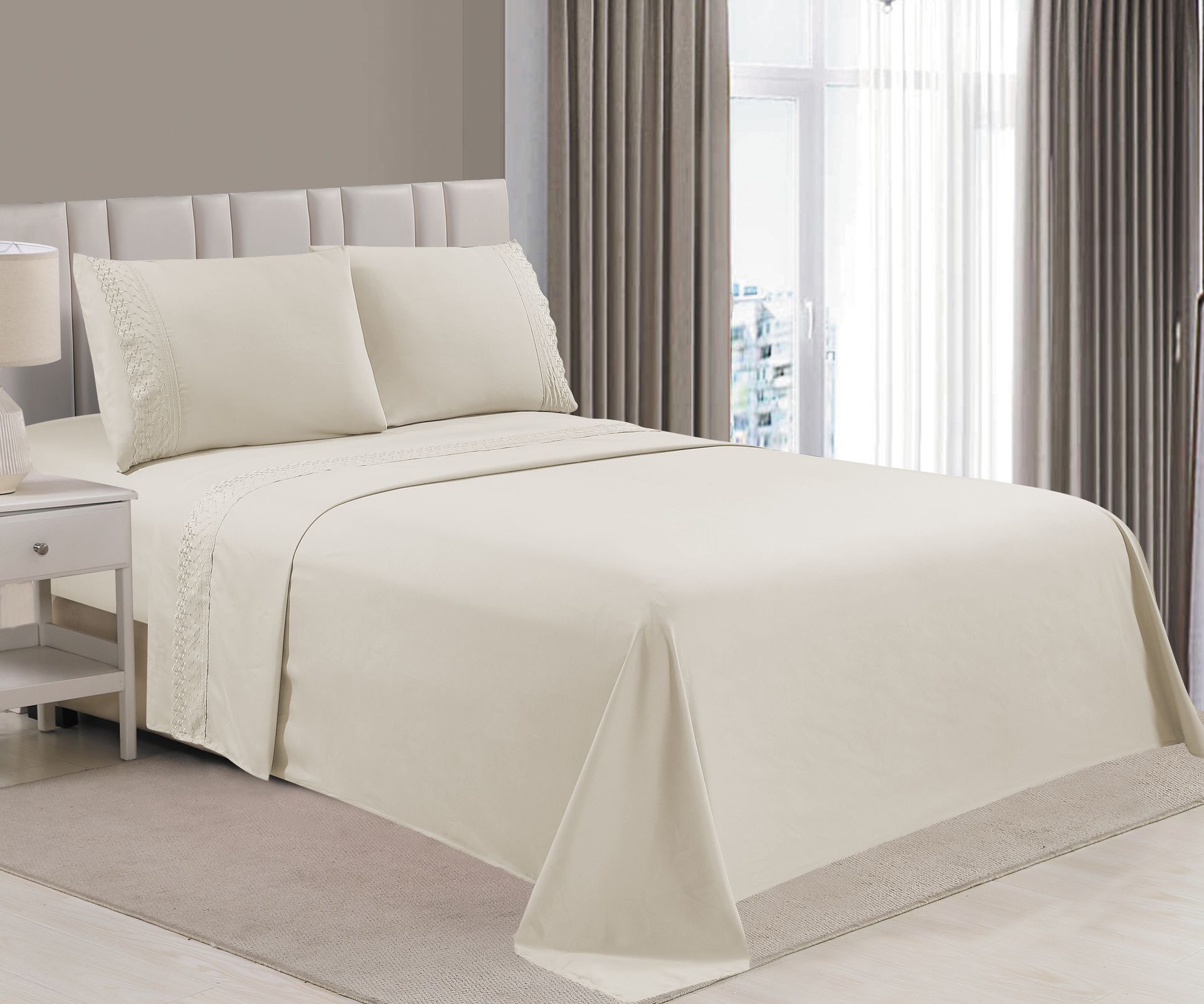 Jogo de Cama Rendado