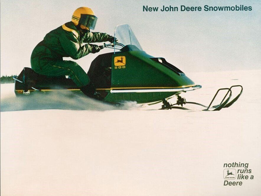 John Deere snowmobile