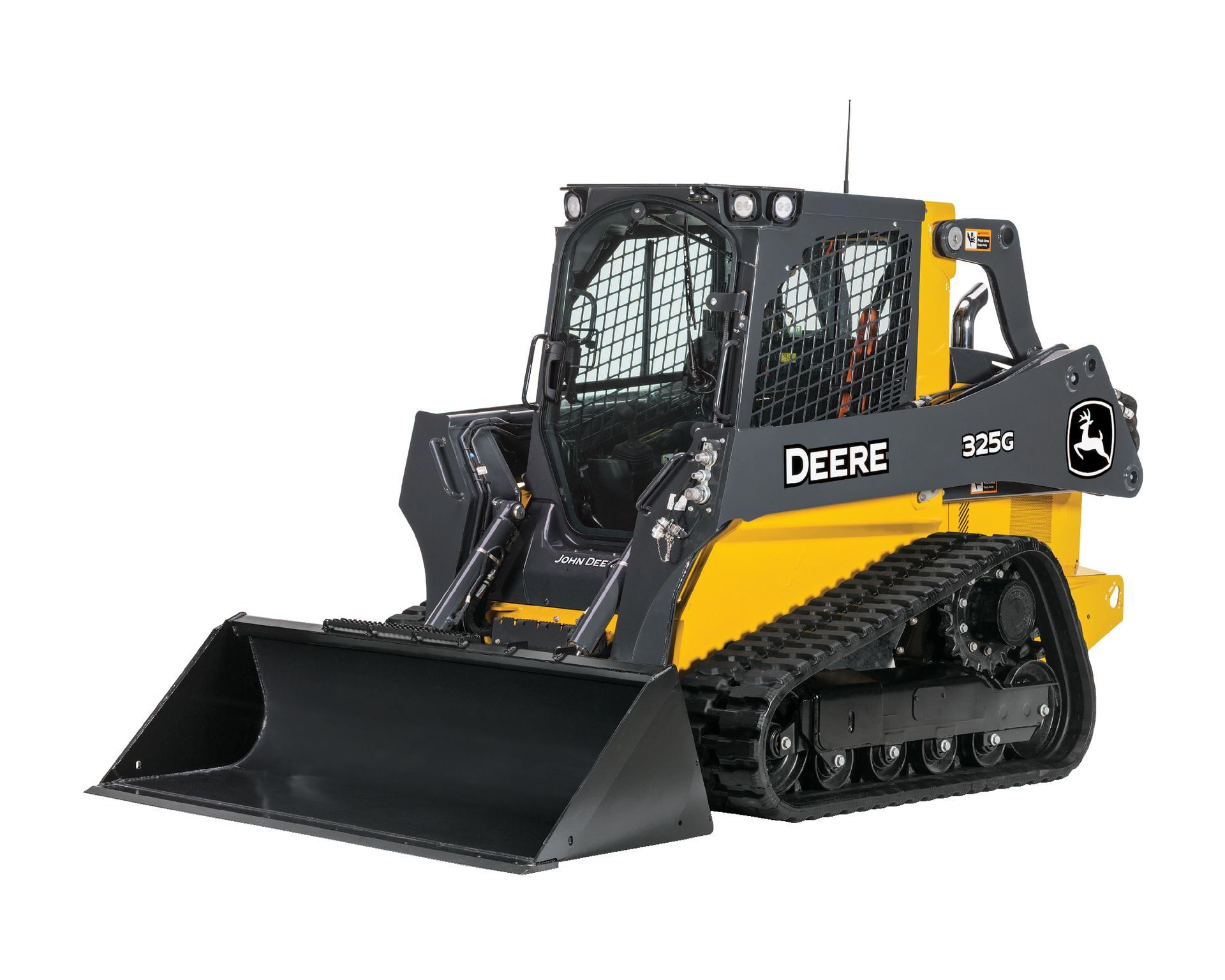 John Deere skid steer studio image