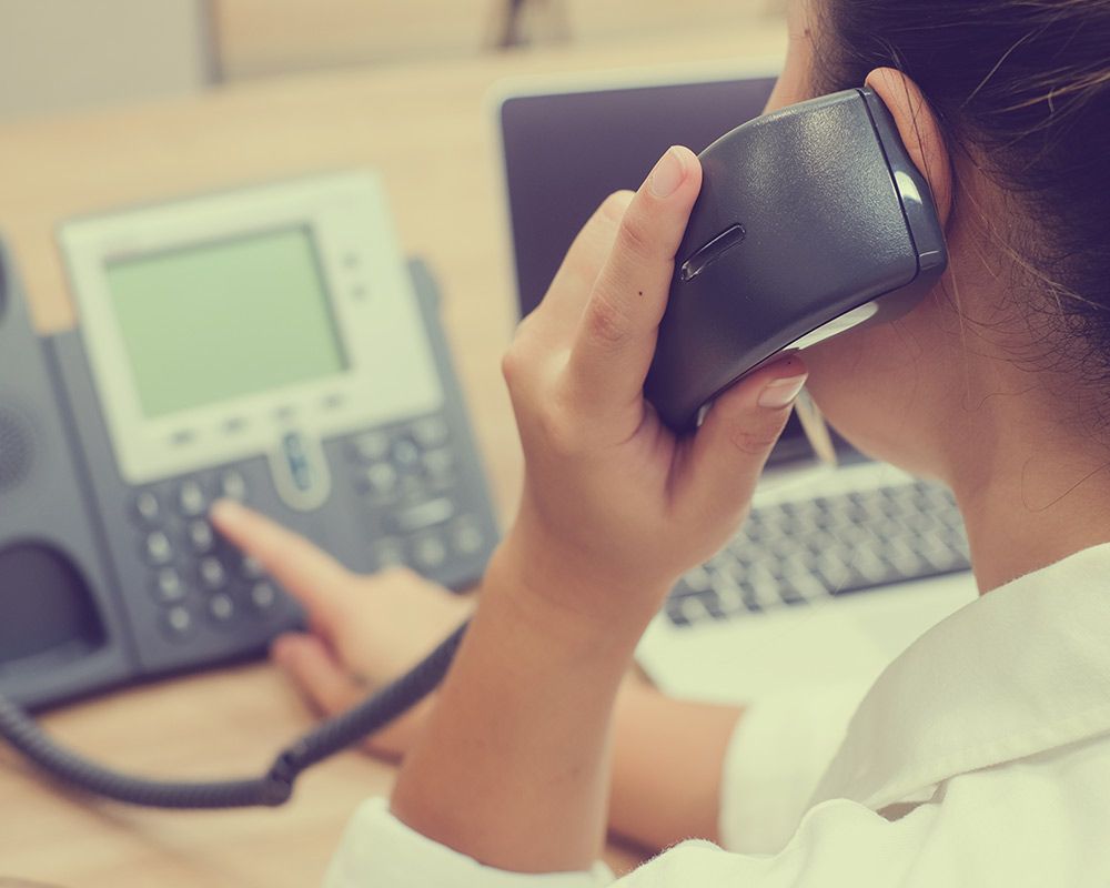 Someone is about to make a phone call