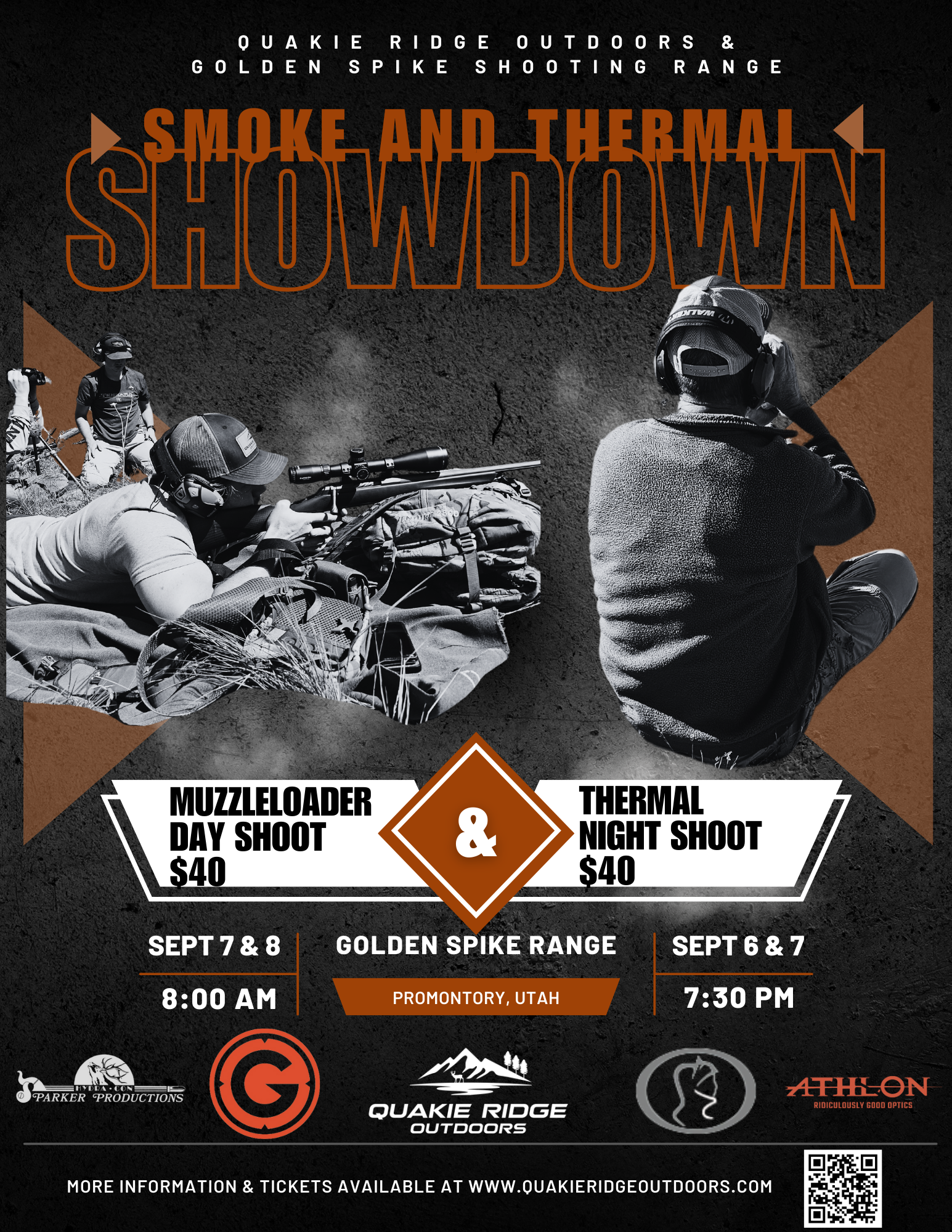 A poster for a smoke and thermal showdown event