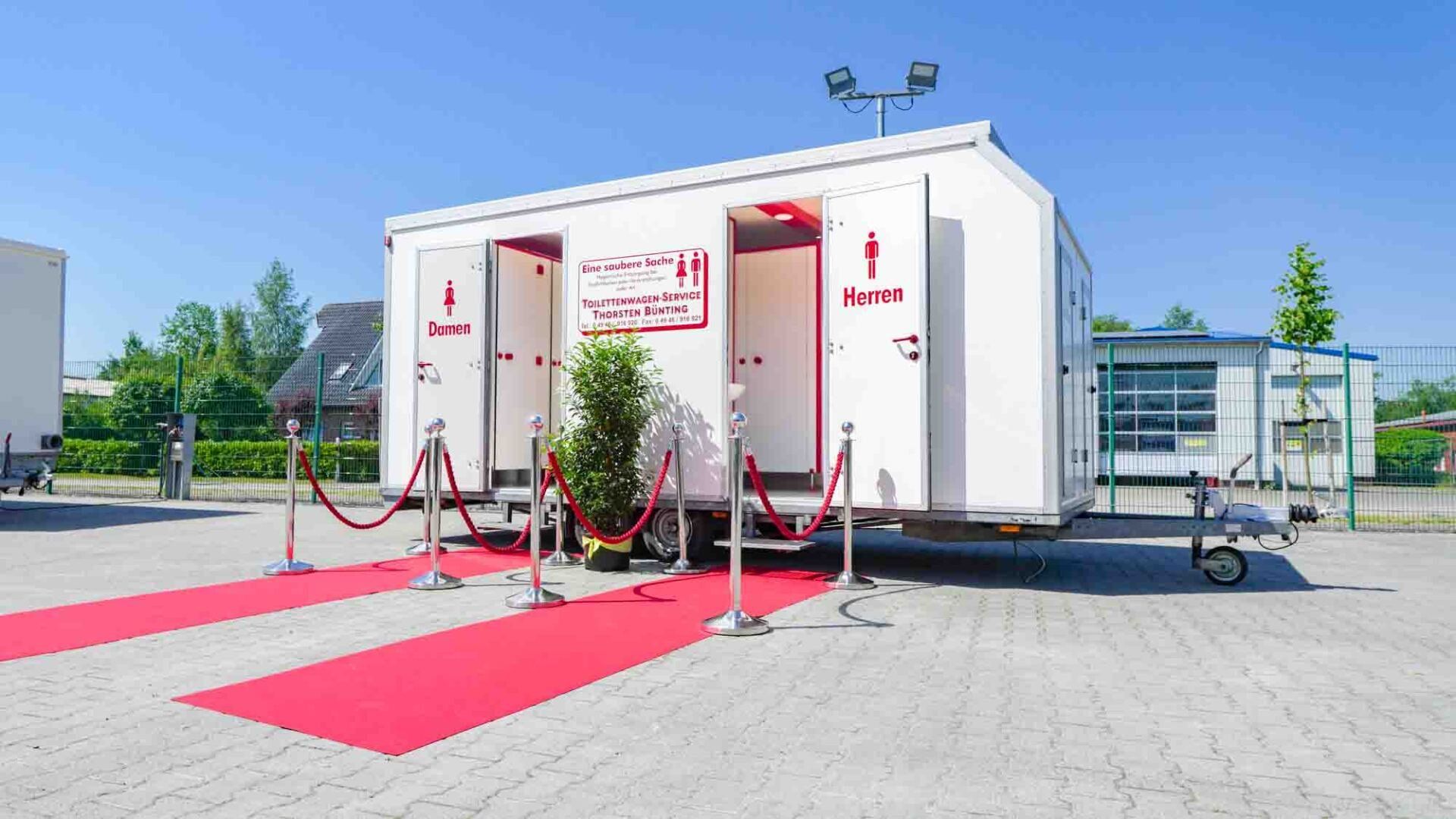 4er Toilettenwagen VIP PREMIUM