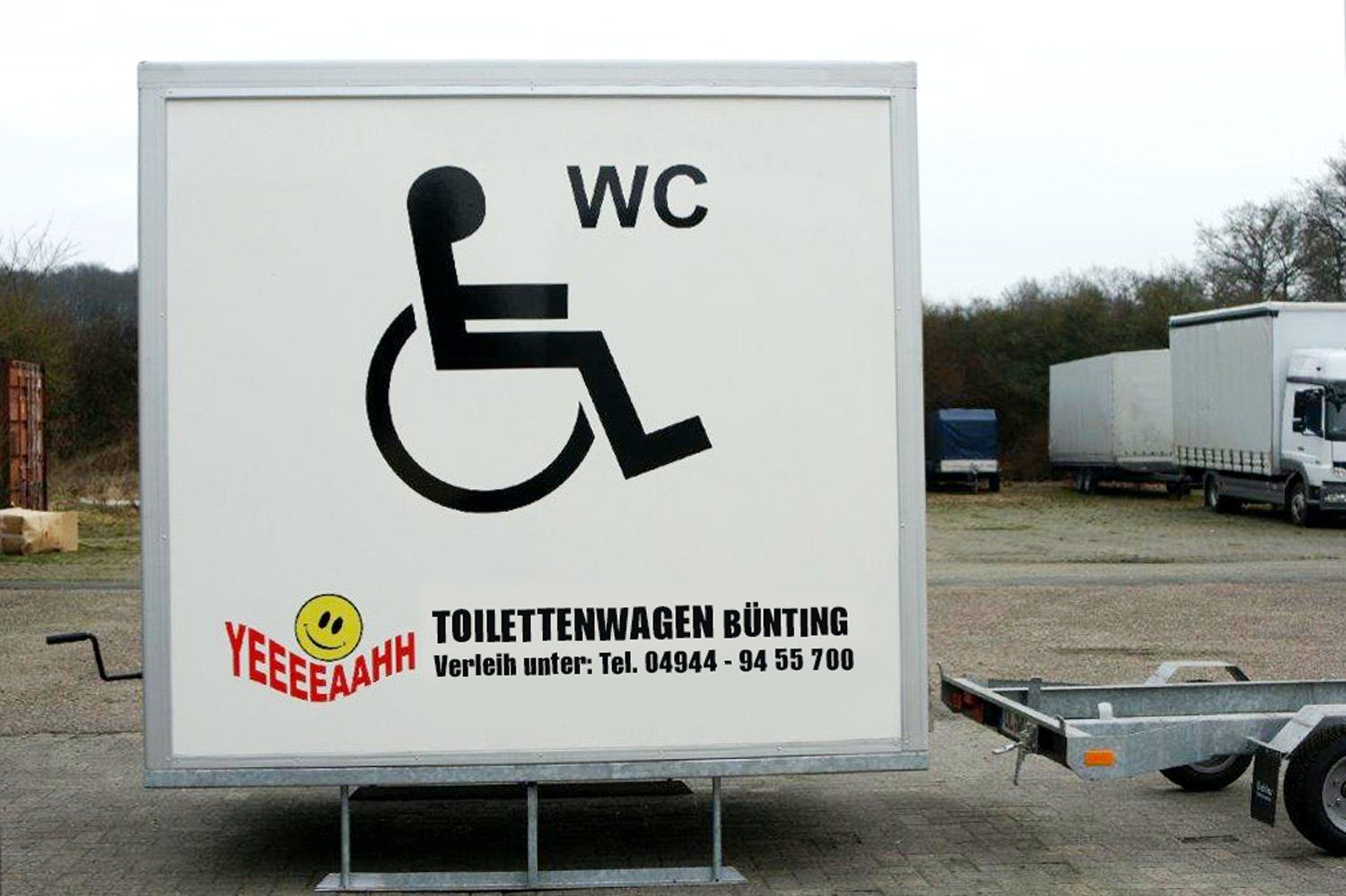 1er Toilettenwagen - Barrierefrei Detail