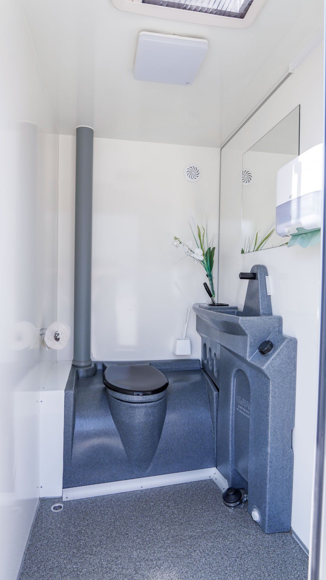 2er Toilettenwagen - chemisch - VIP - Detail