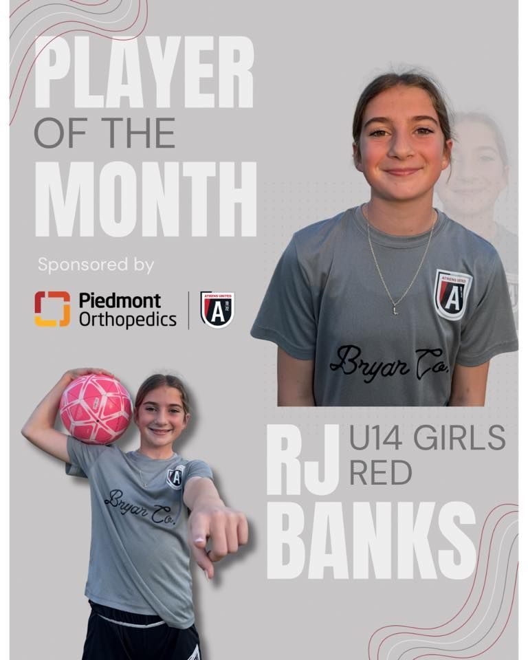Athens United Soccer Association Player of the Month Award