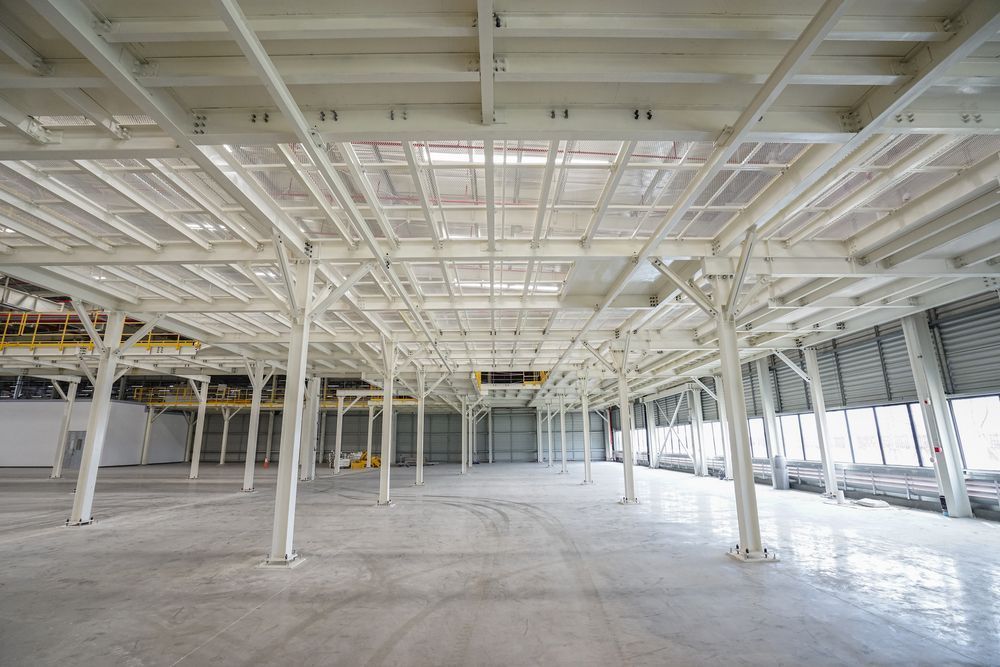 A Large Empty Space With a White Mezzanines — Urbon Sheds in Mullumbimby, NSW