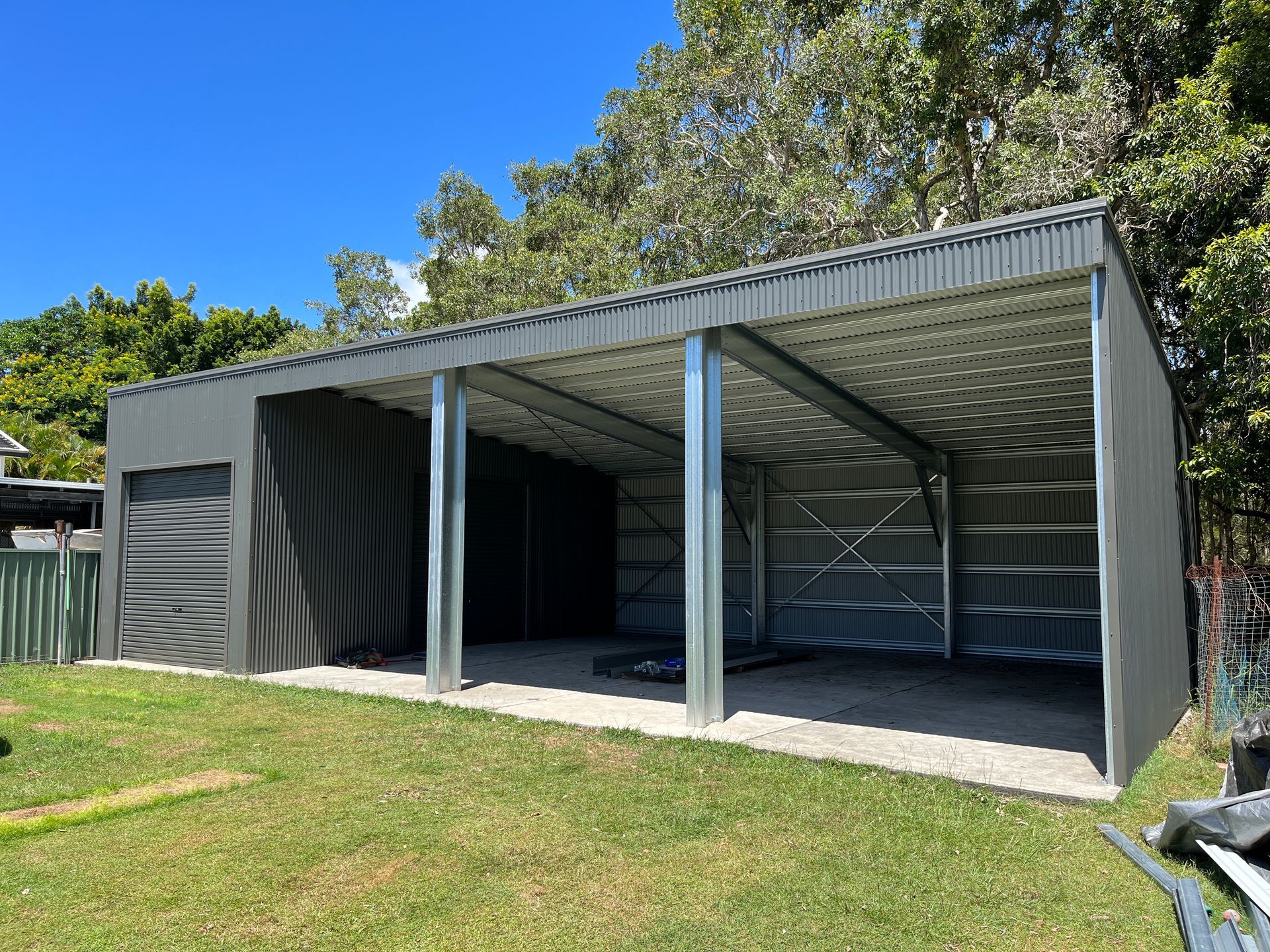 Front View Of The New Sheds — Urbon Sheds in Mullumbimby, NSW