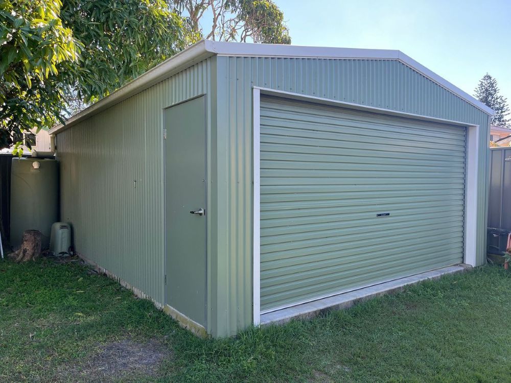 Big Metal Industrial Storage Shed Building — Urbon Sheds in Uki, NSW