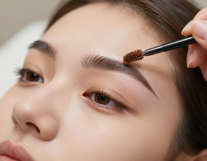 Augenbrauen und Wimpern Behandlung