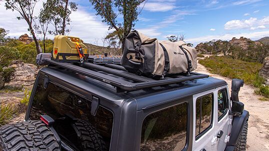 Open Gray Hard Case With a Green Tray Inside — Stay on Track 4X4 Accessories in Gladstone Central, QLD