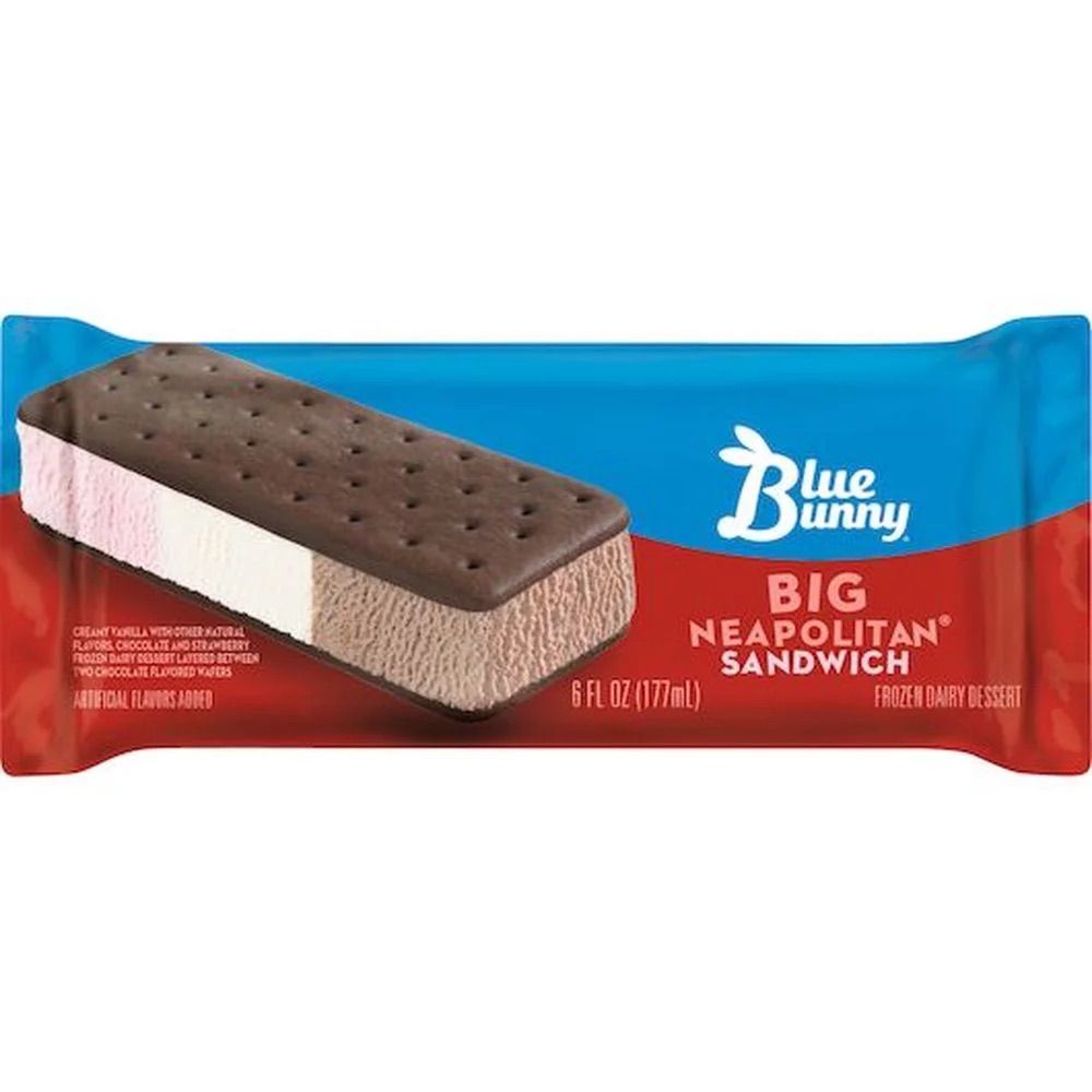 Blue Bunny BIG NEAPOLITAN® SANDWICH