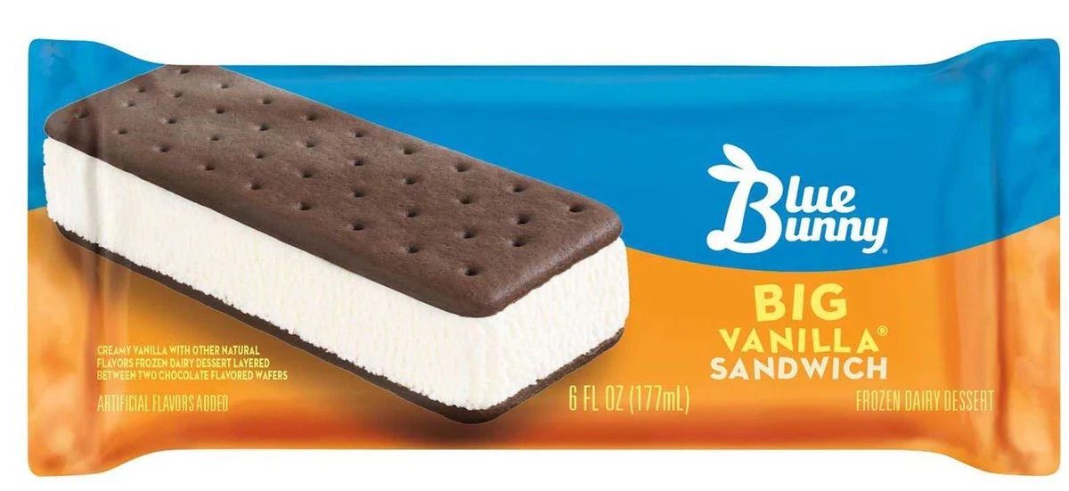 Blue Bunny BIG VANILLA® SANDWICH