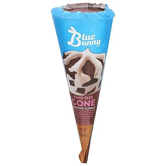 Blue Bunny KING SIZE CONE BROWNIE SUNDAE