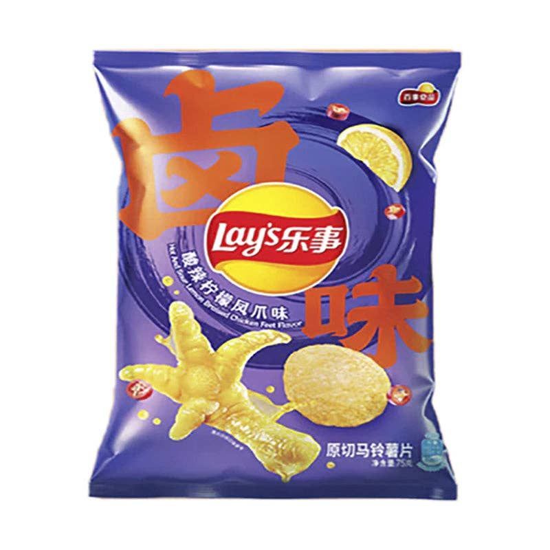 Lays Chips Lemon Sour Chicken Feet 2.47 oz