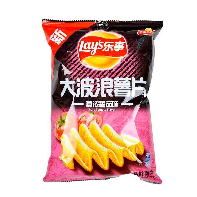 Lays Pure Tomato (Wavy) 2.39oz
