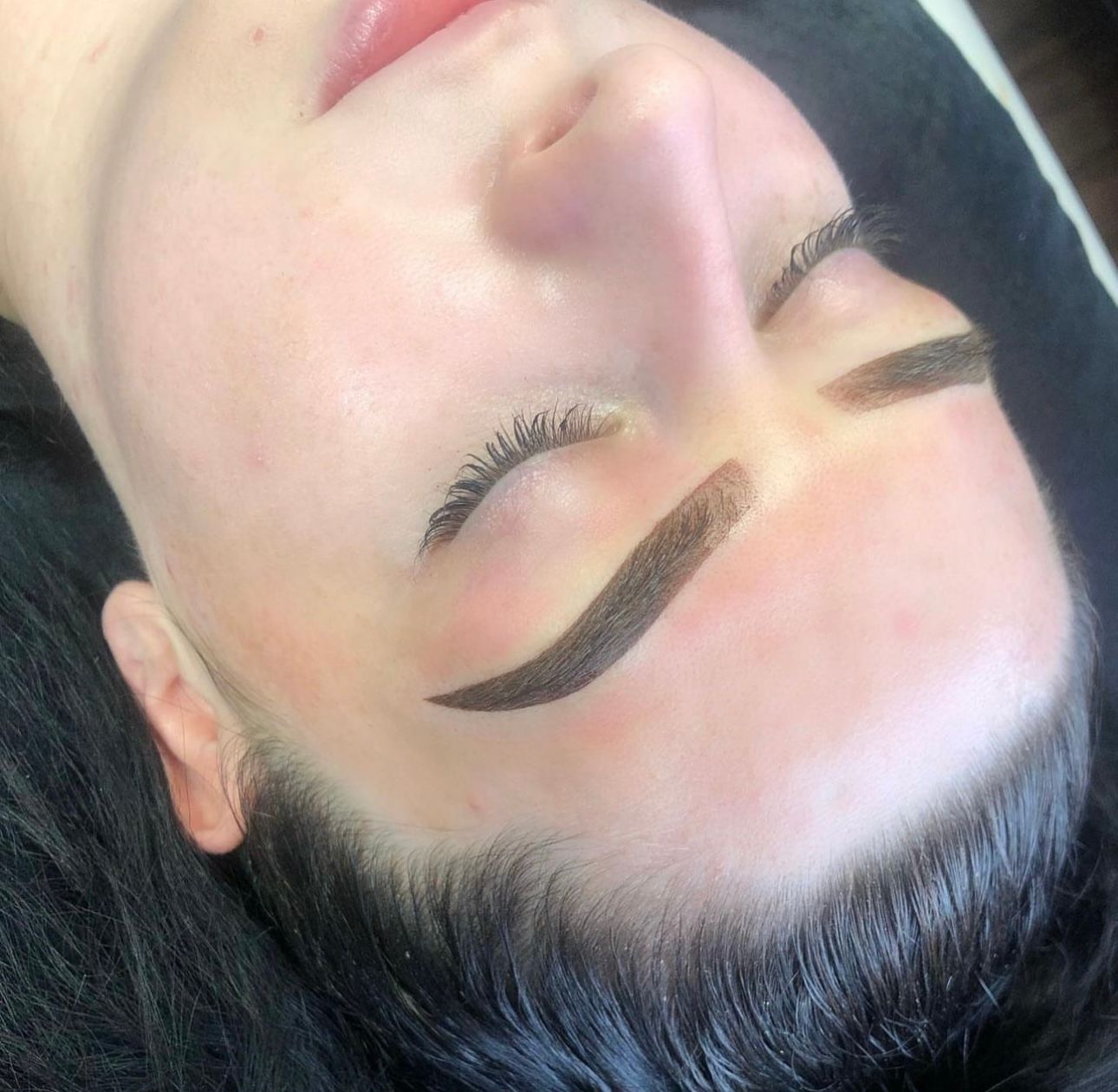 Semi-permanent ombre brows in Thorpe Bay, Southend-on-sea
