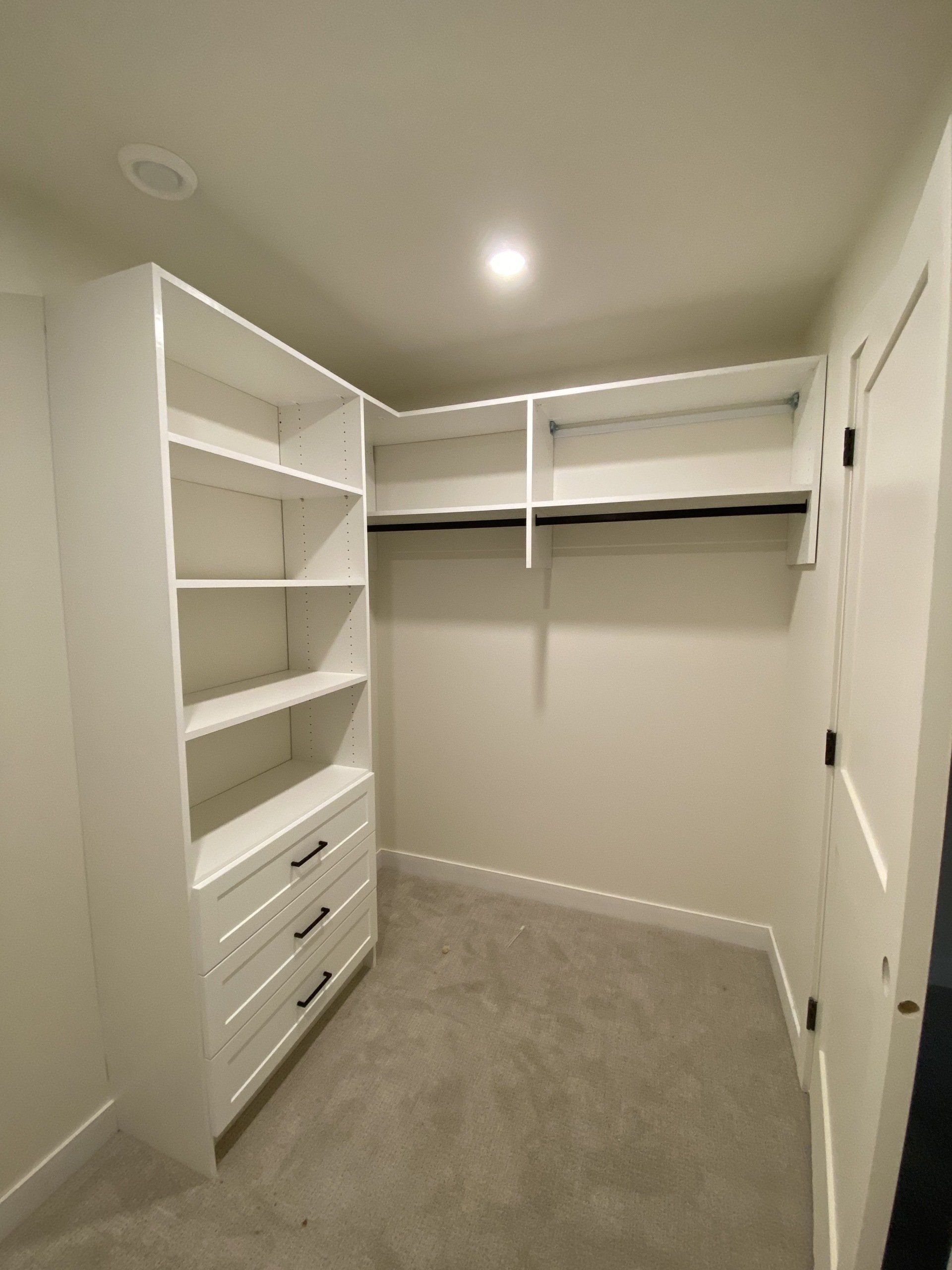 Reach In Custom Closet System