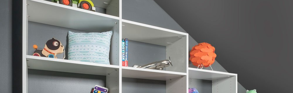 Kids custom closet system