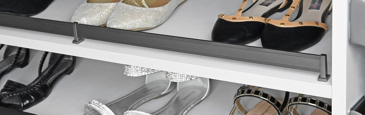Custom Closet Shoe Storage