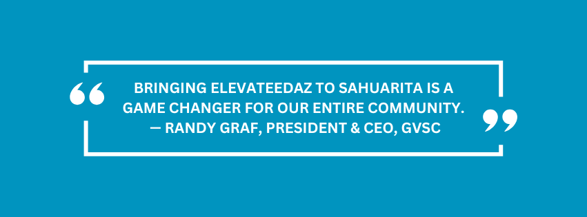  Green Valley Sahuarita Chamber of Commerce Elevate EdAZ Workforce Development Program Logo
