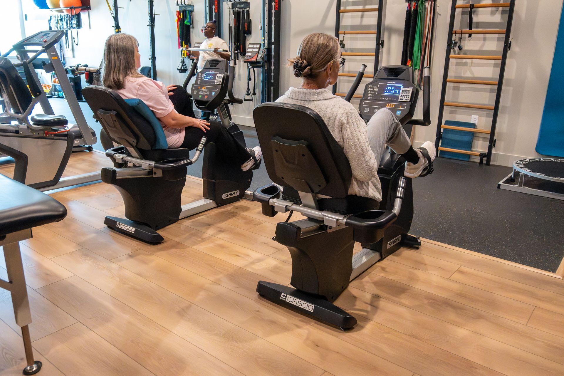 Rehabilitation equipment used for injury recovery at physical therapy clinic in Springtown Texas