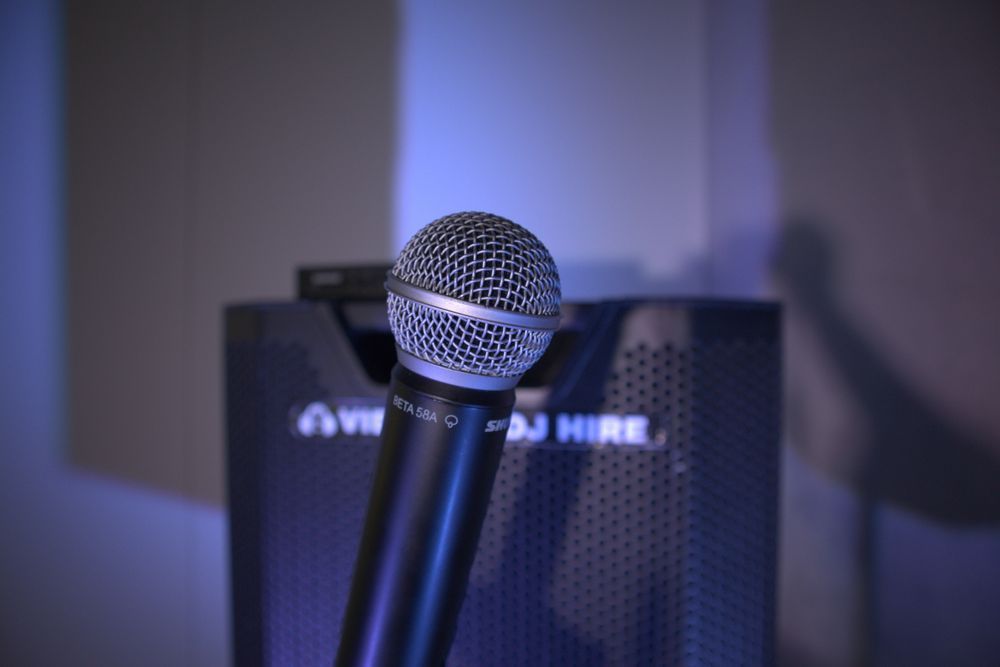 Shure SM58 Cabled Microphone - original product photographs on a clean white background