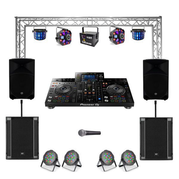 XDJ-RX, PA, Subwoofer & Truss Lighting Package hire in Sydney