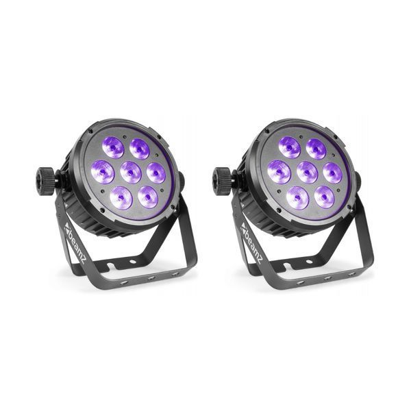 Beamz BT280 RGBAW-UV Flatpar (Pair) hire in Sydney