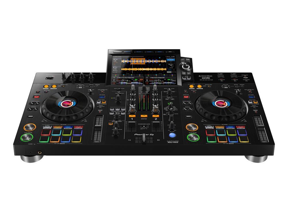 Pioneer RX3 QSC Twin-Sub Package — original equipment stock-photo package layout on white