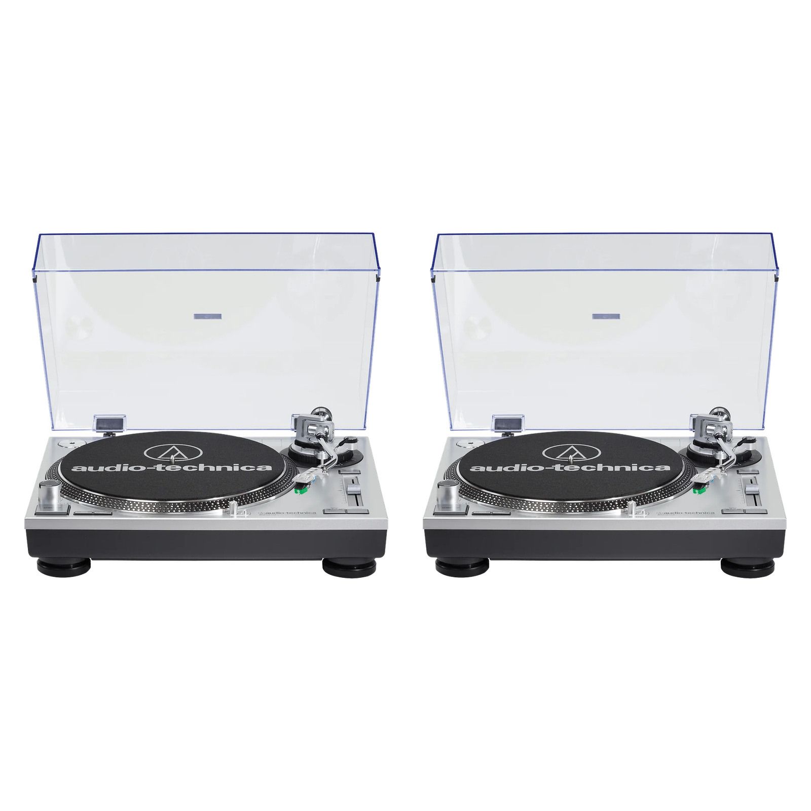 Audio-Technica AT-LP120USB Turntables (Pair) - original product photographs on a clean white background