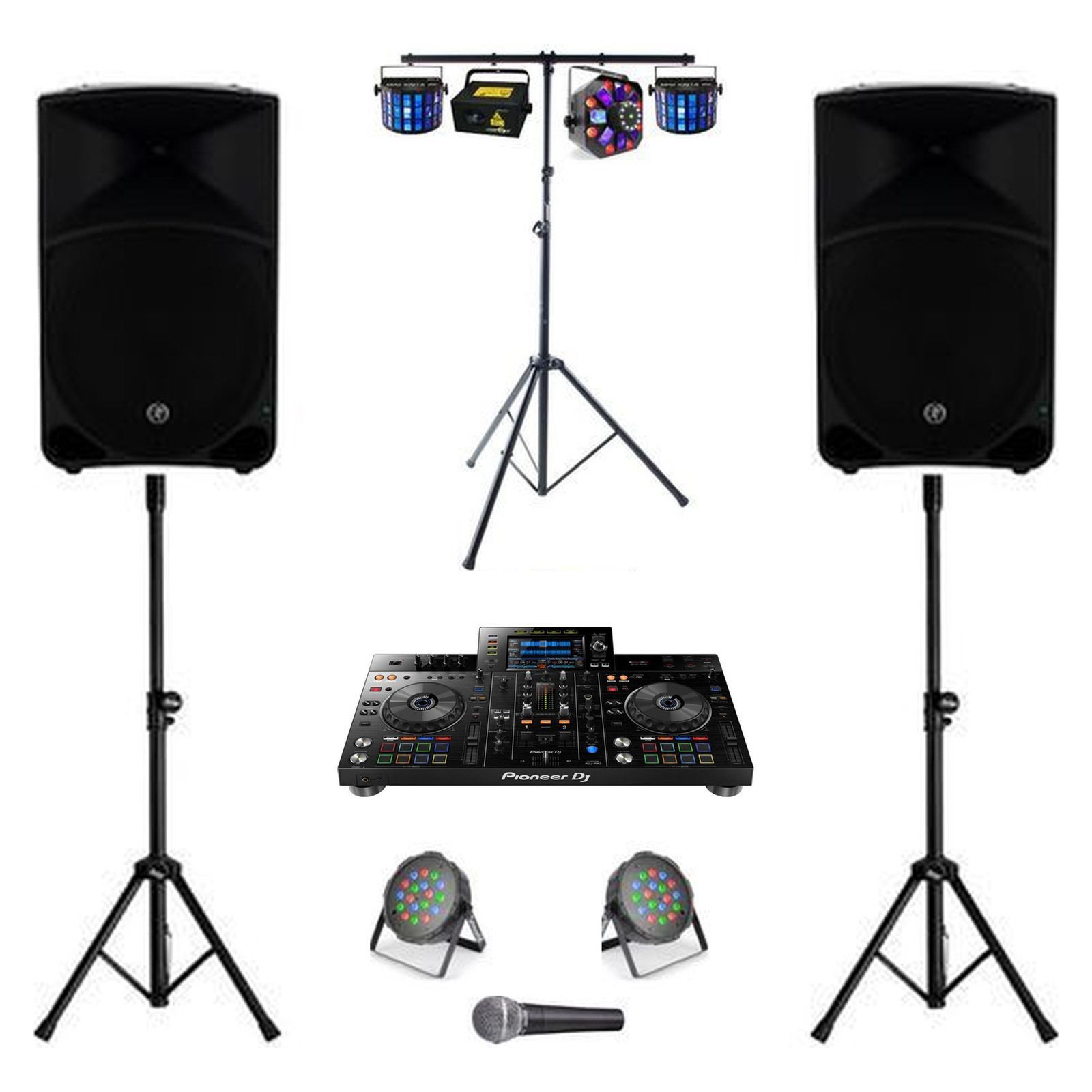 DIY DJ & Lighting Package - original product photographs on a clean white background