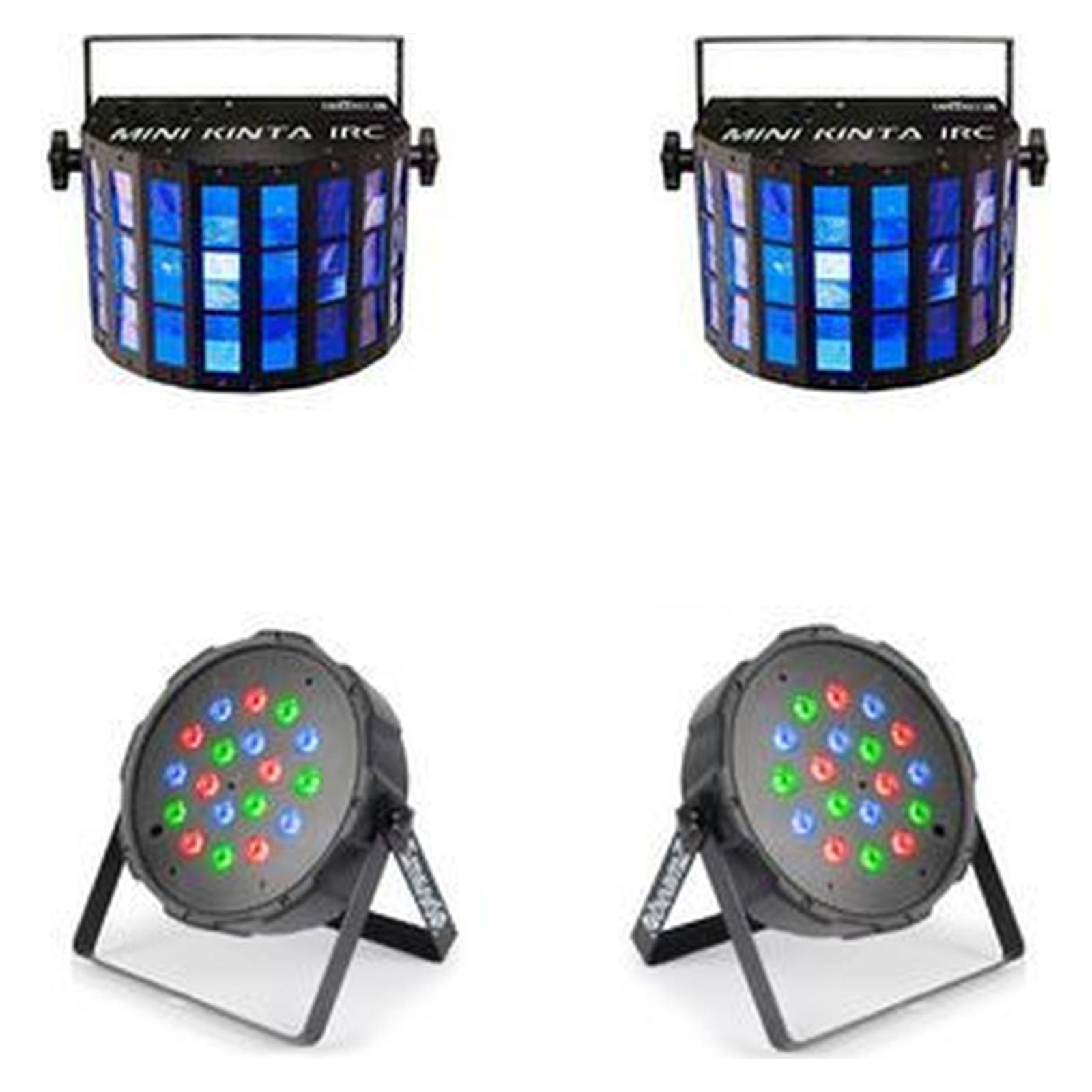 Party Lighting Package 1 - original product photographs on a clean white background
