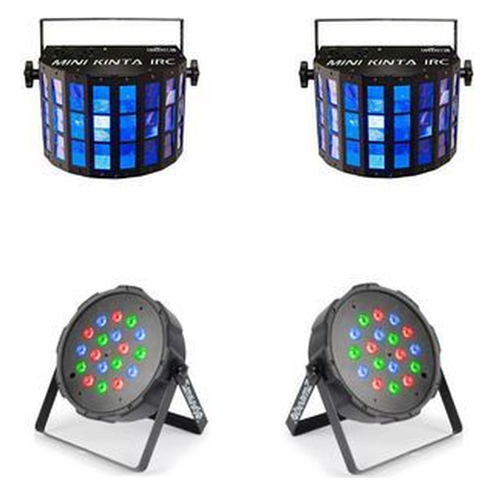 Party Lighting Package 1, original equipment stock-photo package layout on white