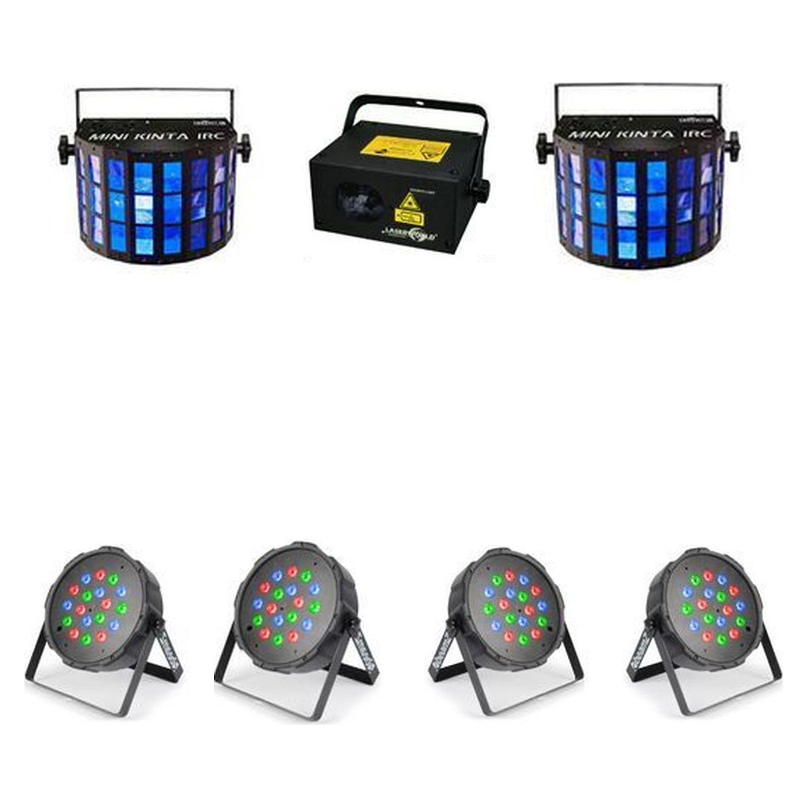 Party Lighting Package 2 - original product photographs on a clean white background