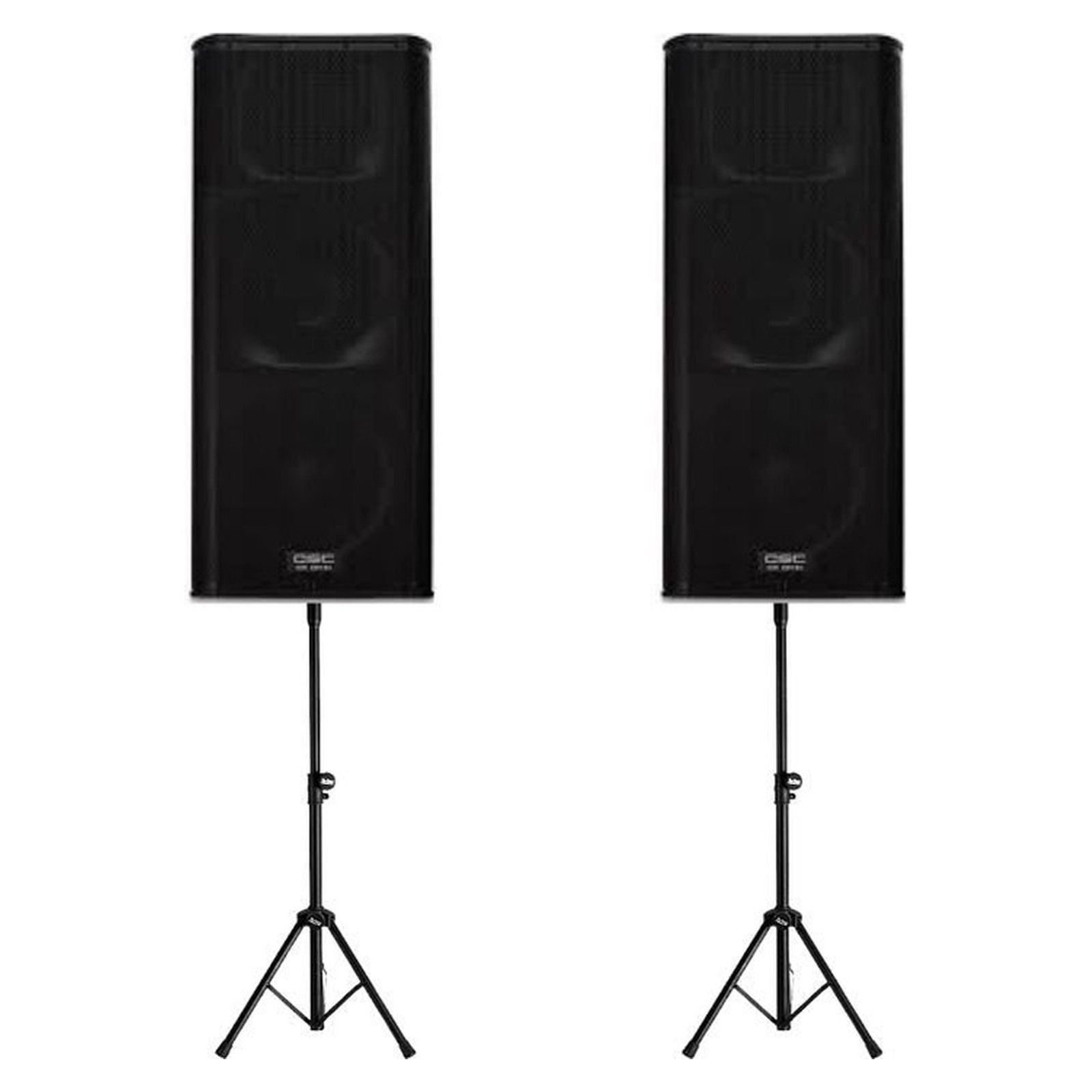 QSC KW153 3-Way Loudspeakers - original product photographs on a clean white background
