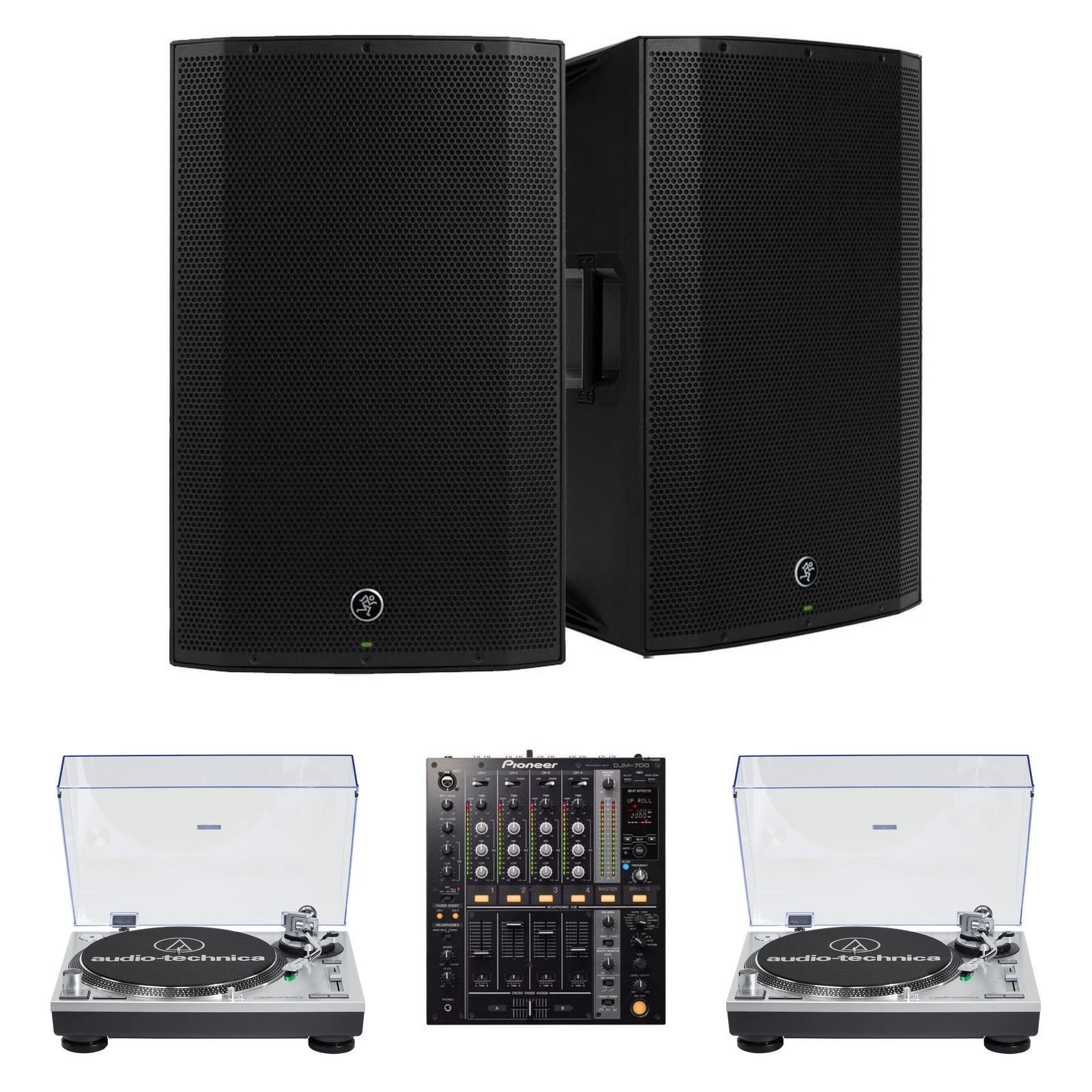 Vinyl DJ & Sound Package — original equipment stock-photo package layout on white
