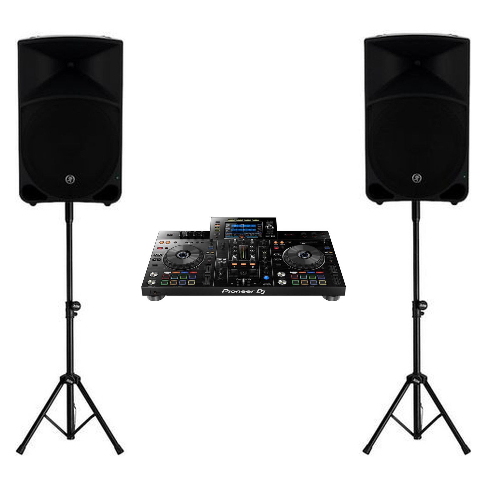 XDJ-RX2 & Speaker Package - original product photographs on a clean white background