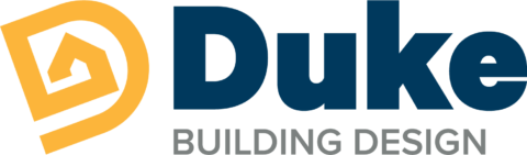 Logo for Duke Building Design.