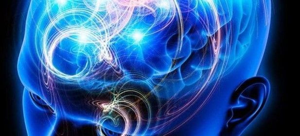 A computer generated image of a person 's brain.