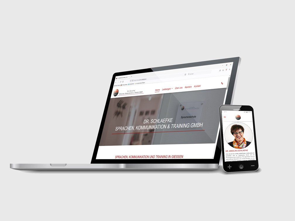 Websdesign Dr. Schlaefke Prachen, Kommunikation und Training GmbH Giessen